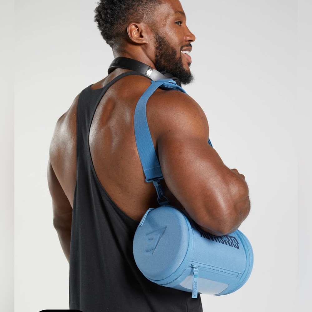 Gymshark Bold Gym Bag - Coastal Blue